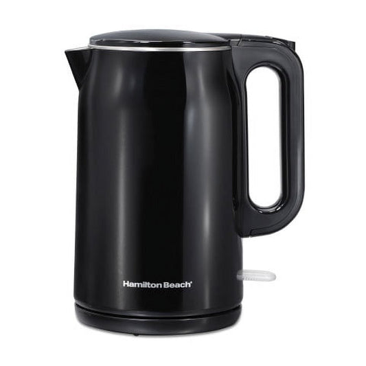 Hamilton Beach Cool-Touch Kettle, 1.6 Liter Capacity, Black, 41032